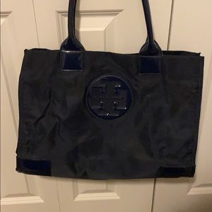 Tory Burch Ella nylon tote with logo